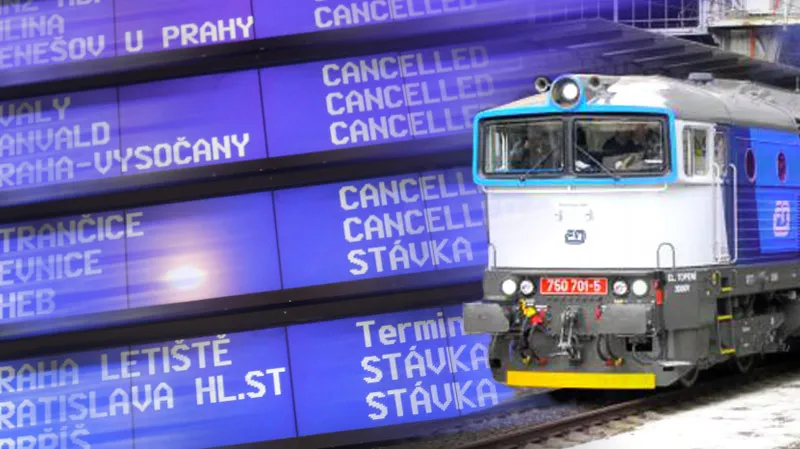 Stávka na železnici