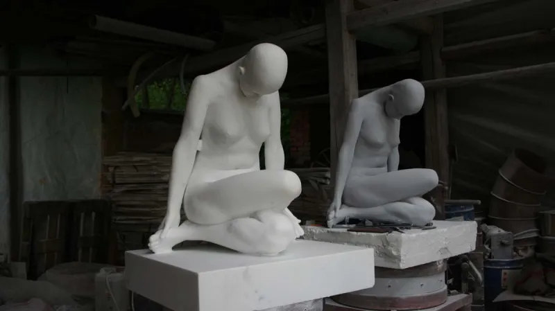 Sochy Davida Moješčíka