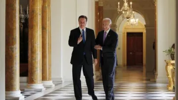 David Cameron a Joe Biden