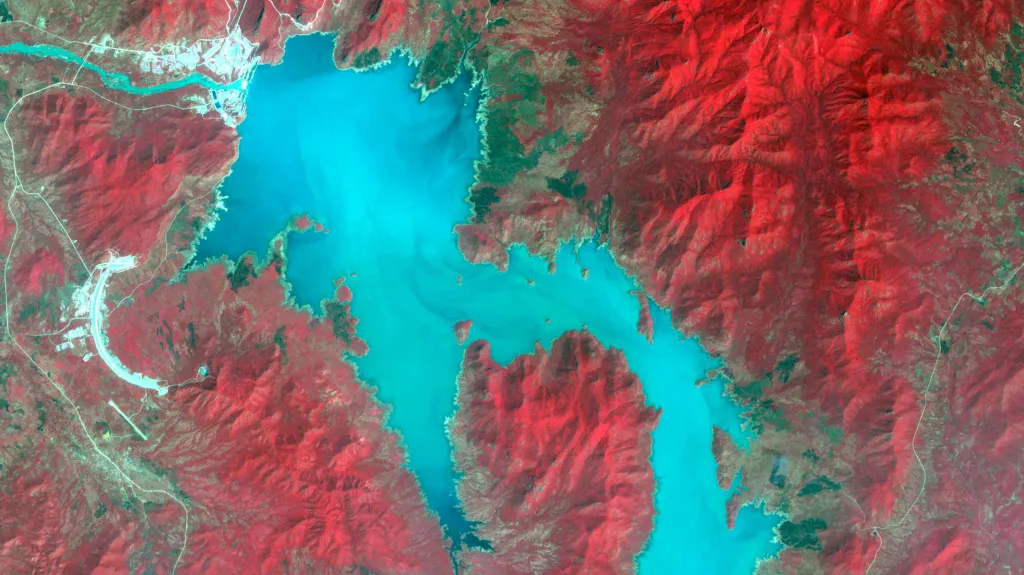 Nádrž Velké přehrady etiopského znovuzrození, stav v listopadu 2020
