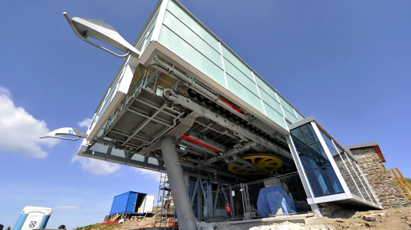 Stanice lanovky na Sněžce