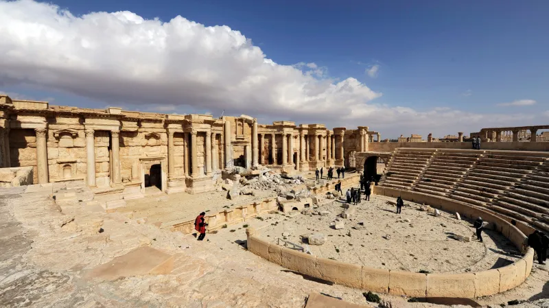 Starověký amfiteátr v Palmýře