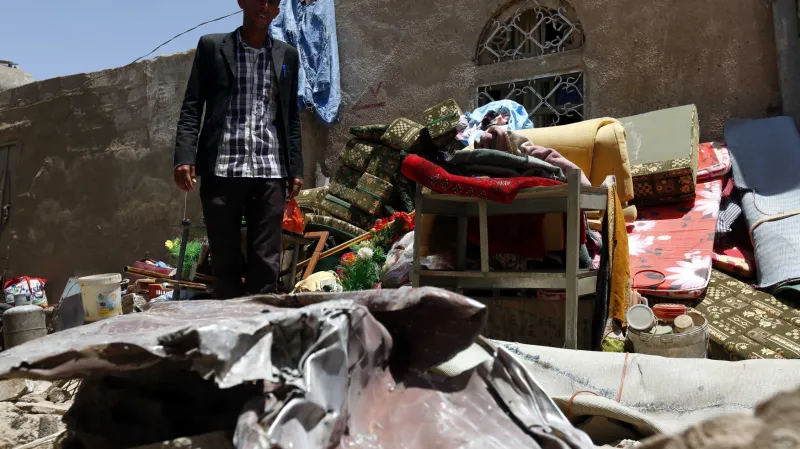 Jemen po bombardování