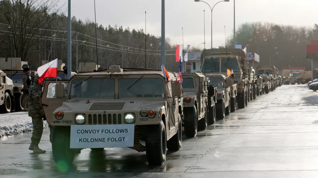 Americký konvoj v Polsku