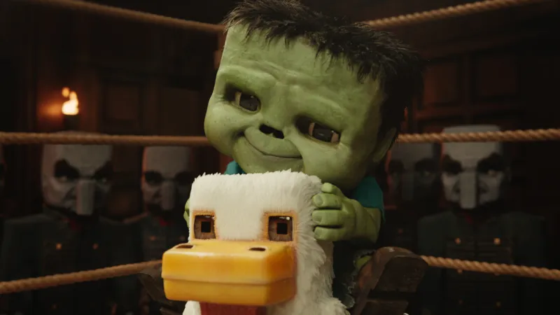 Chicken jockey v Minecraft filmu