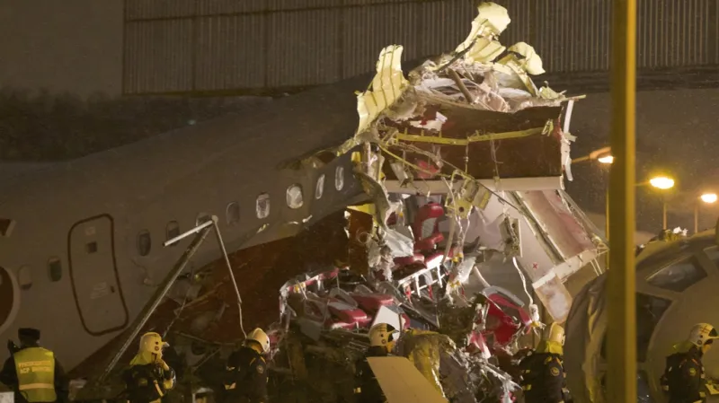 Havárie letadla na moskevském Vnukovu