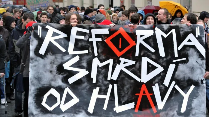 Protesty studentů v Brně