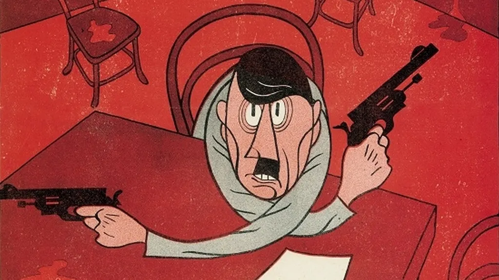 Karikatura Hitlera od Františka Bidla na obálce týdeníku Simplicus