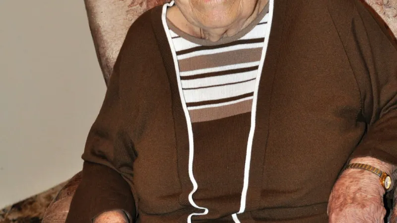 Oslava 97. narozenin paní Emilie Žáčkové