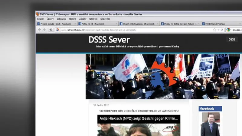 Extremisté na facebooku