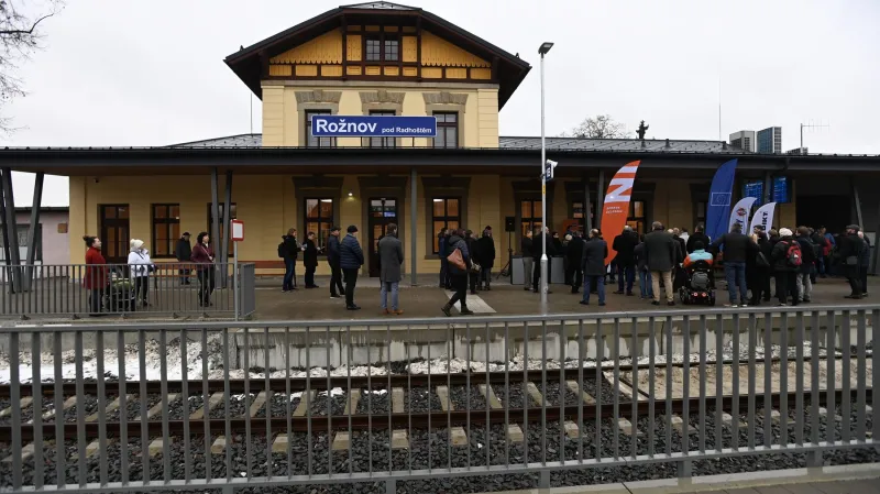 Rekonstruované rožnovské nádraží