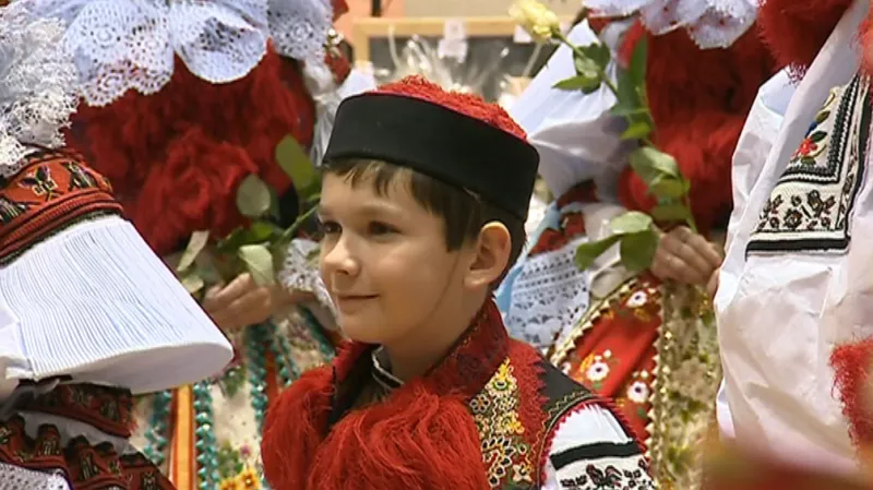 Král byl představen na tradičním krojovém plese