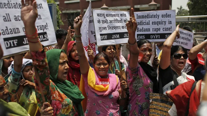 Protesty proti znásilňování žen v Indii