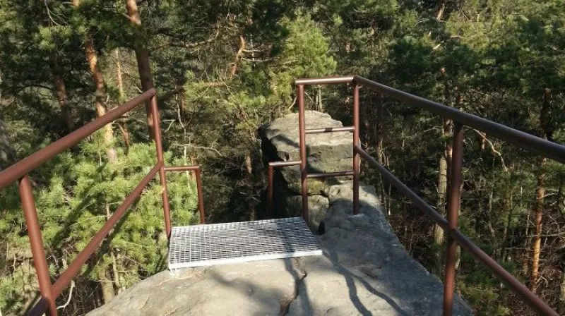 Schůdky na Malou Pravčickou bránu