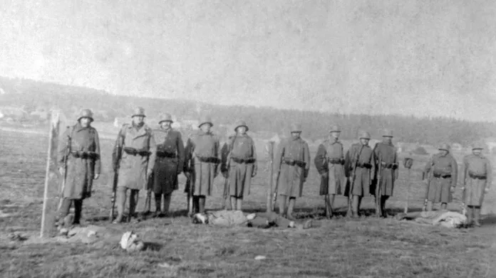 Poprava vojáků v Rumburku (Noha, Vodička, Kovář)