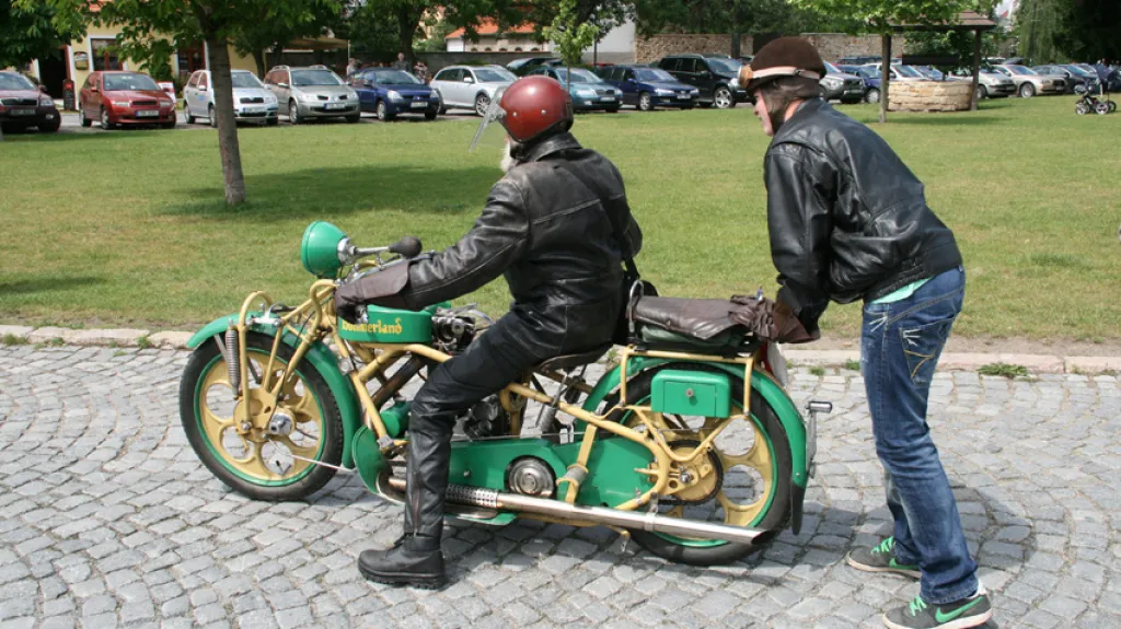 Ze srazu motocyklů Böhmerland
