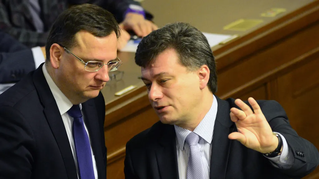 Petr Nečas a Pavel Blažek
