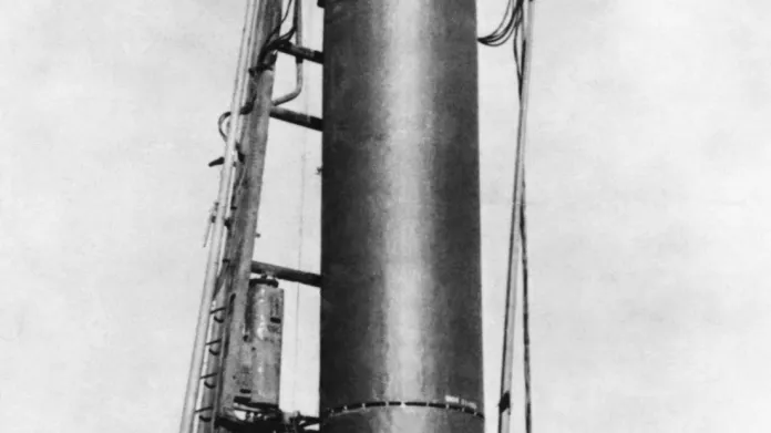 Raketa V-2 na rampě