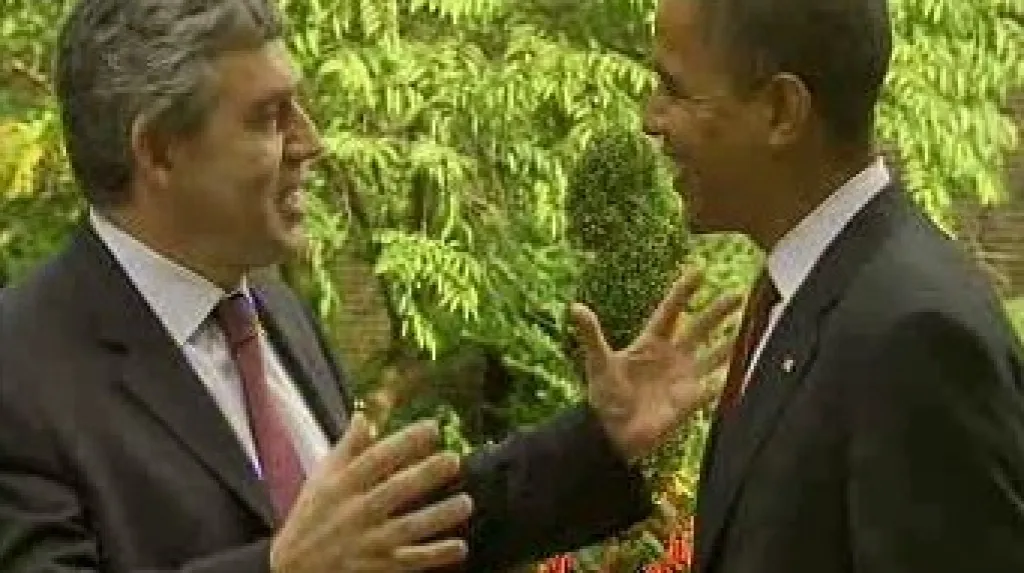 Gordon Brown a Barack Obama