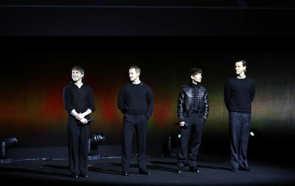 Filmoví představitelé Beatles (zleva): Paul Mescal, Joseph Quinn, Barry Keoghan a Harris Dickinson