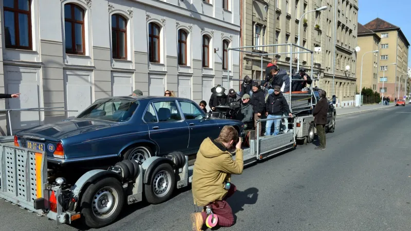 Příprava na natáčení filmu Osmy