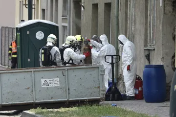 Kvůli nálezu nebezpečných látek převzali dva objekty v Kyjově hasiči, bude nutná evakuace okolí