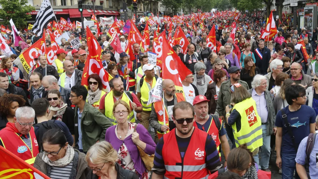 Demonstrace v Paříži