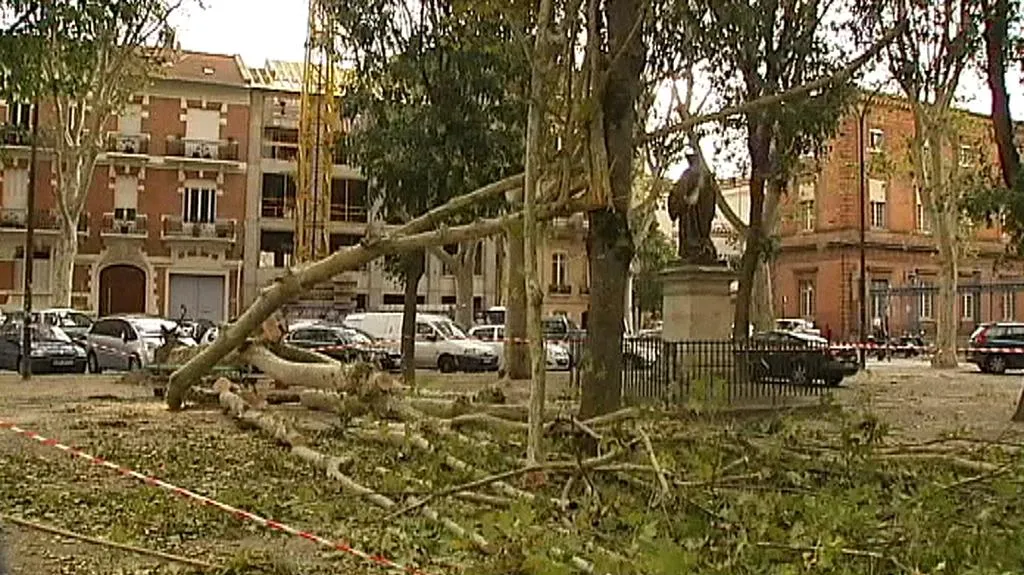 Následky bouře ve Francii