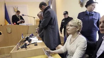 Julija Tymošenková u soudu