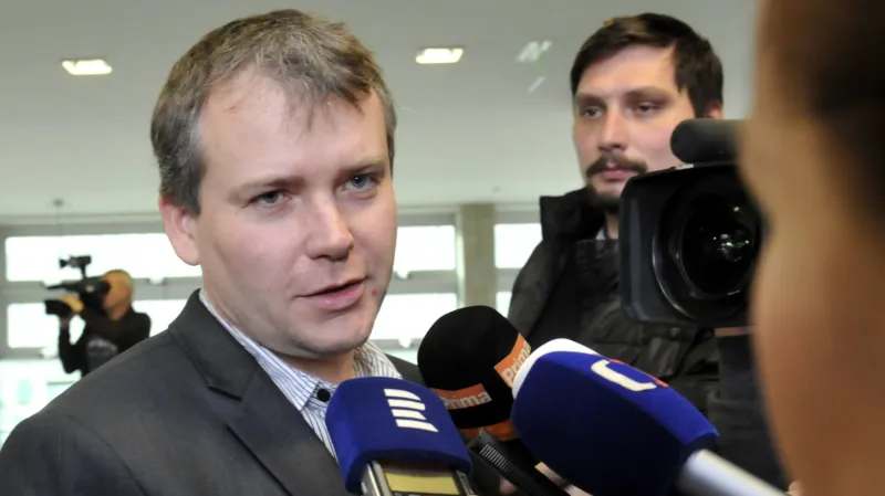 Tomáš Březina na snímku z 22. prosince 2015