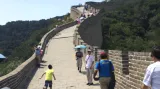 Velká čínská zeď je místy velmi strmá