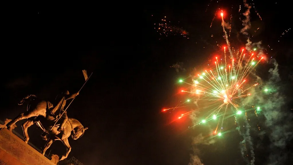 Silvestr na Václavském náměstí