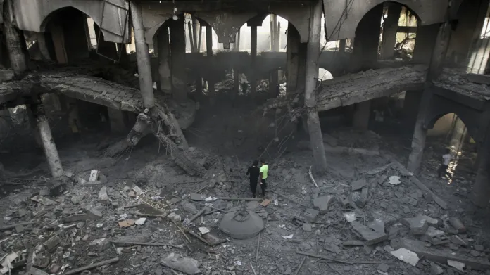 Následky bojů v Gaze
