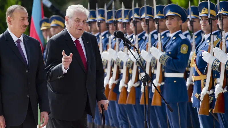 Zpravodaj ČT k Zemanově návštěvě v Ázerbájdžánu