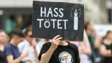 Pieta u Braniborské brány v Berlíně kvůli útoku na pochod hrdosti
