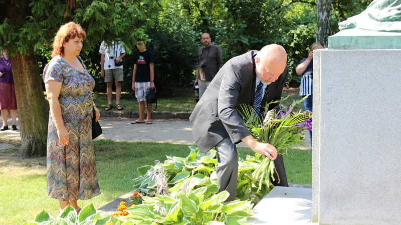 Rekonstrukce odchodu vojáků do války - Mnichovo Hradiště