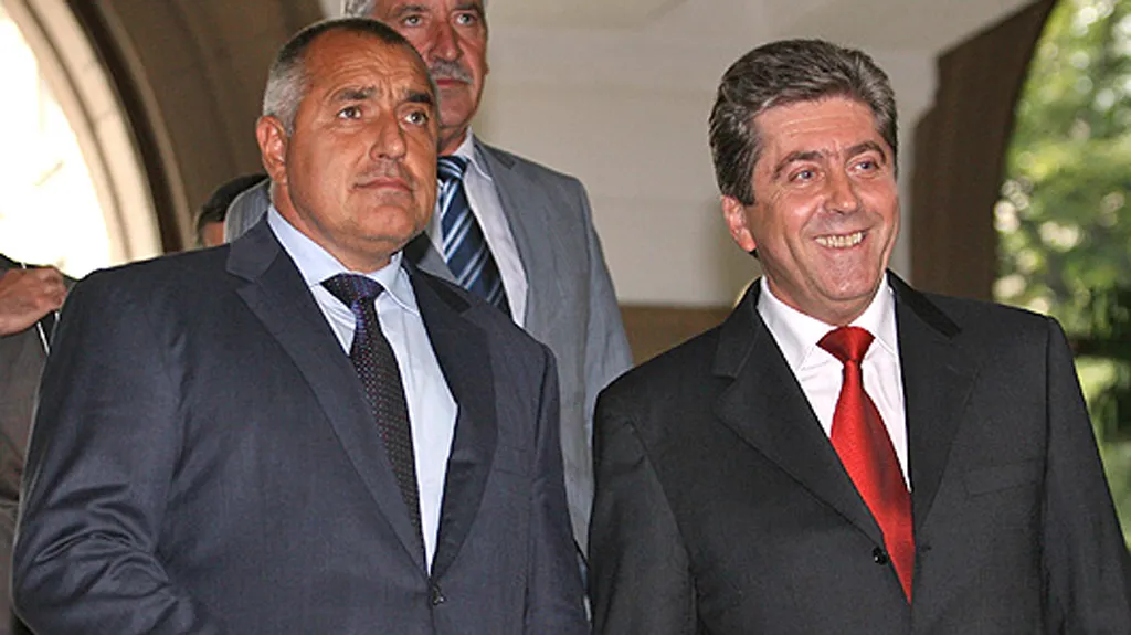 Bojko Borisov (vlevo) a Georgi Parvanov