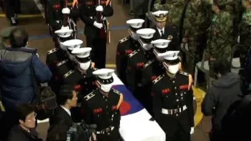 Pohřeb jihokorejských vojáků