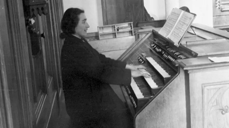 Marie Staňková na Seidlově fotografii