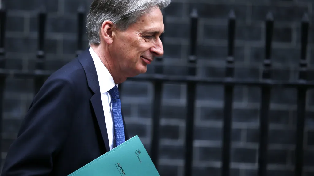 Britský ministr financí Philip Hammond