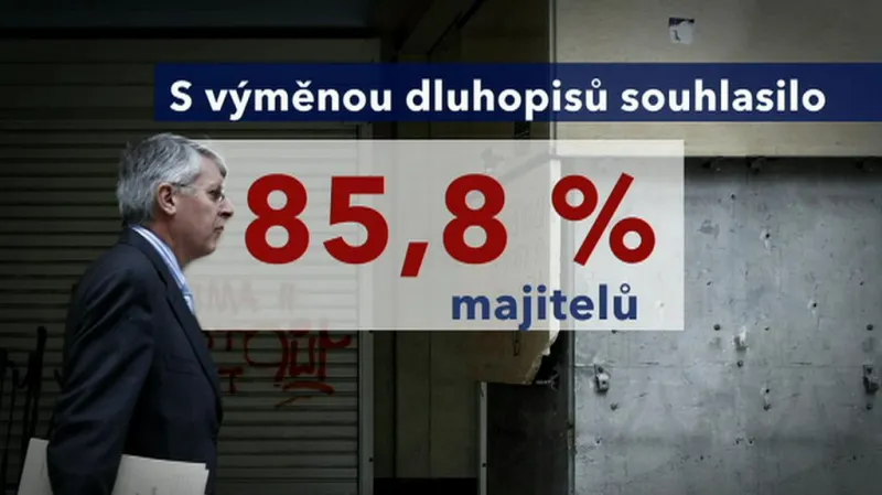 Řecko - majitelé dluhopisů souhlasili s výměnou