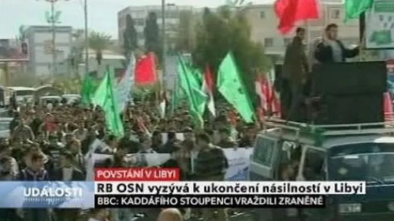 Vyhrocená situace v Libyi
