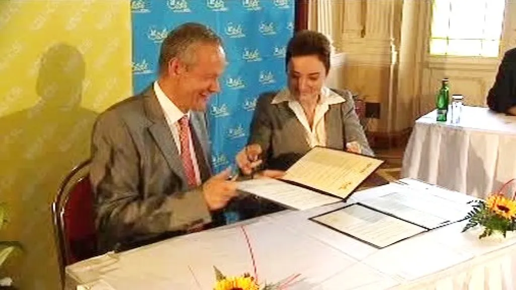 Cyril Svoboda a Jana Hybášková