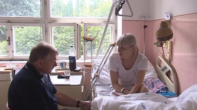 Nina Špačková se zranila na přejezdu v Adamově