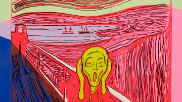 Andy Warhol / Výkřik (podle Muncha), 1984