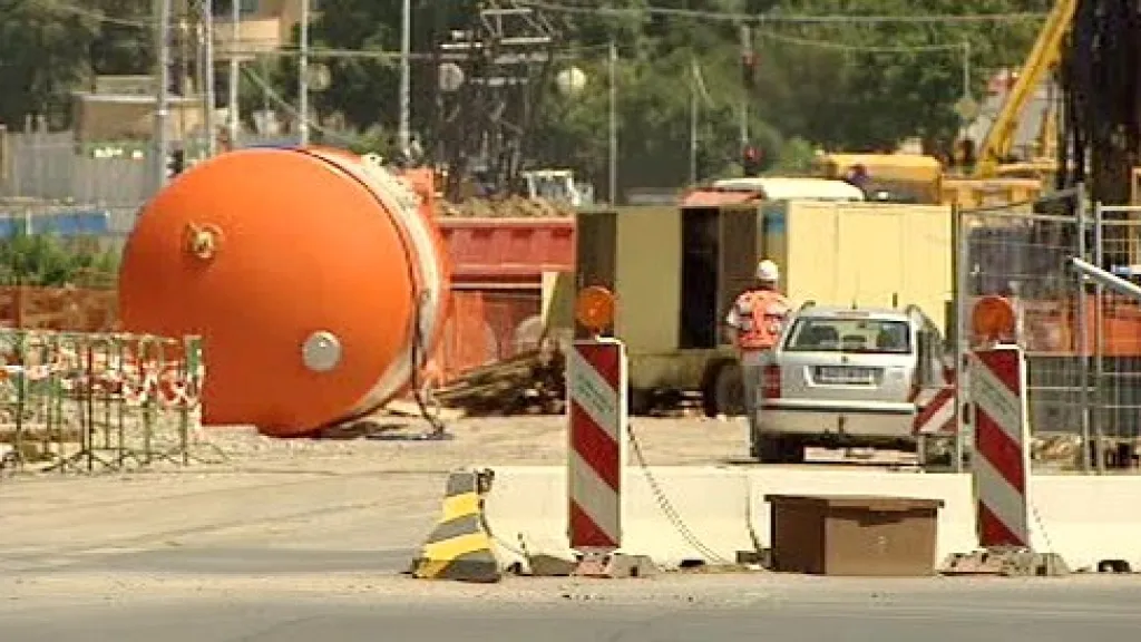 Výstavba tunelového komplexu Blanka