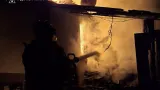 Práce záchranářů po ruském útoku v Doněcké oblasti
