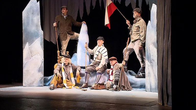 Dobytí severního pólu v angličtině