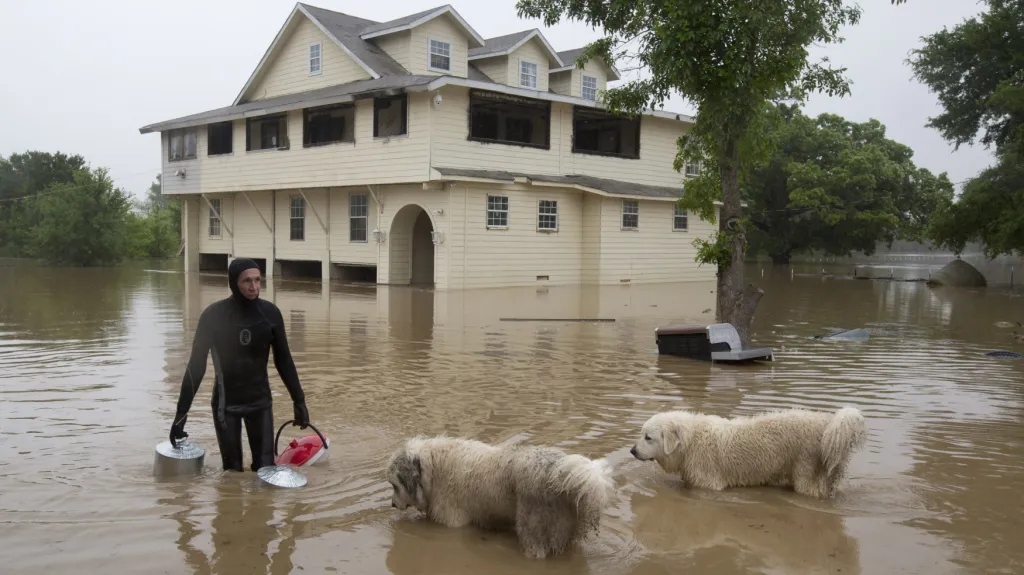 Povodně v Houstonu