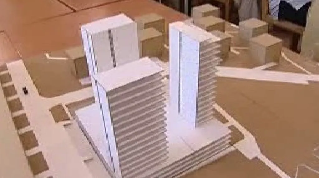 Model připravovaných bytových domů